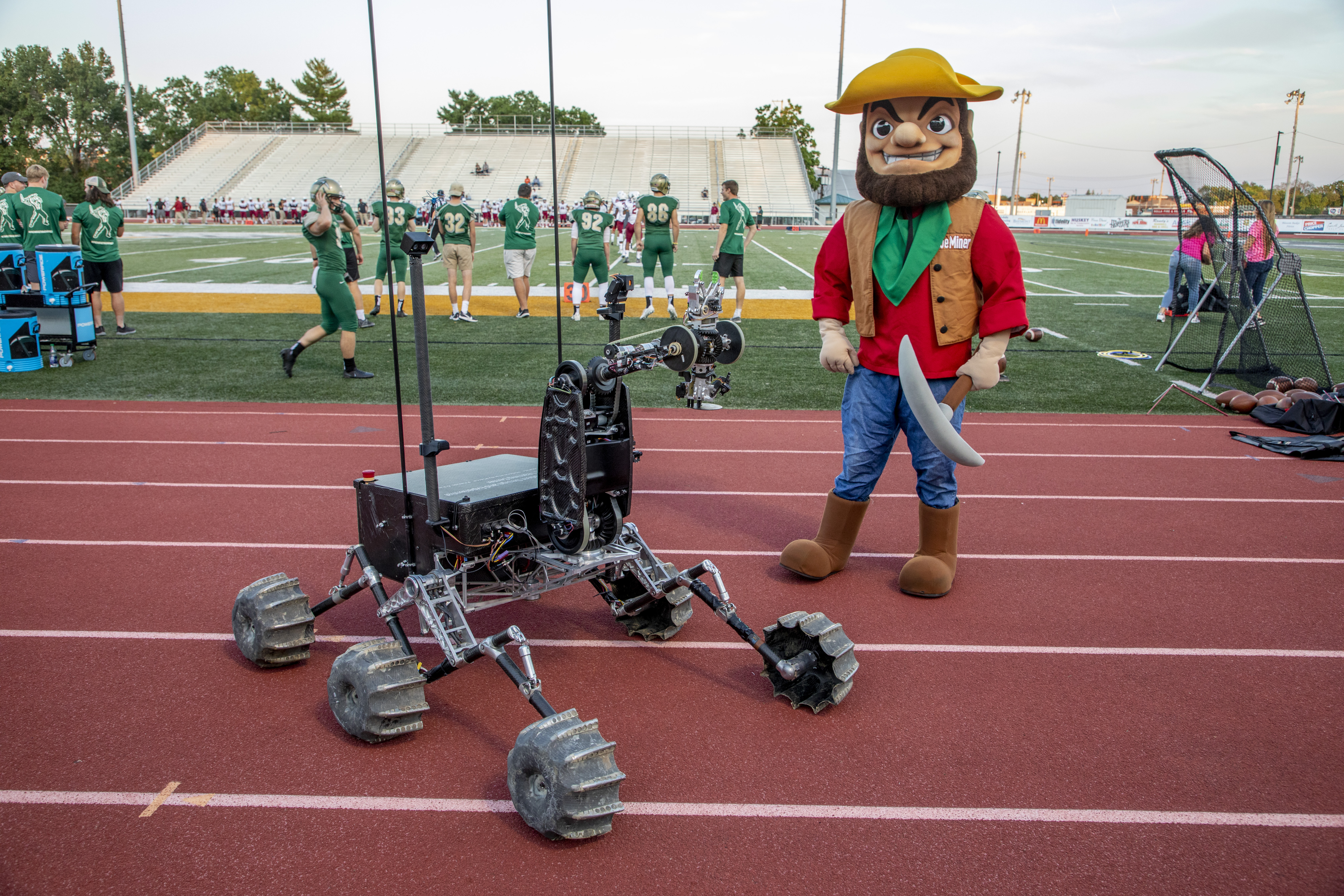 Joe Miner Mars Rover Coin Flip S&T Football